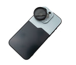 CPL Filter 37 mm Circular Polarizer Linse mit Gewinde Hülle für iPhone 15 Pro Max | System-S