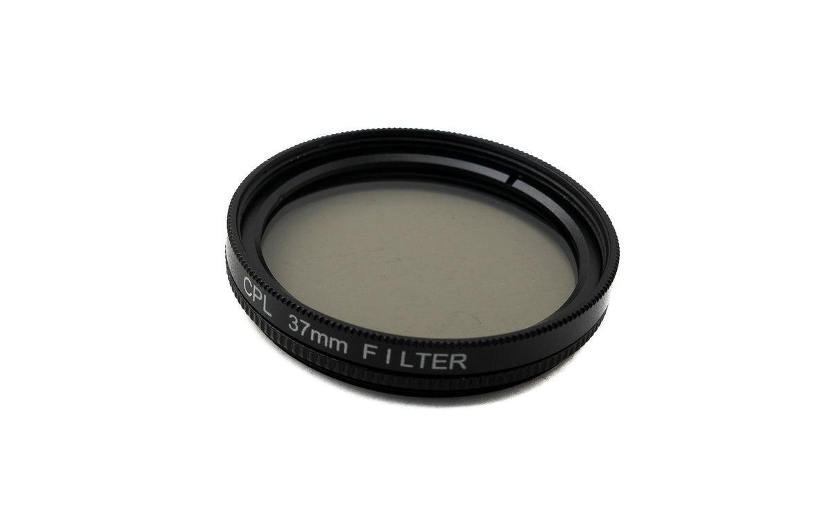 CPL Filter 37 mm Circular Polarizer Linse mit Gewinde Hülle für iPhone 15 Pro Max | System-S