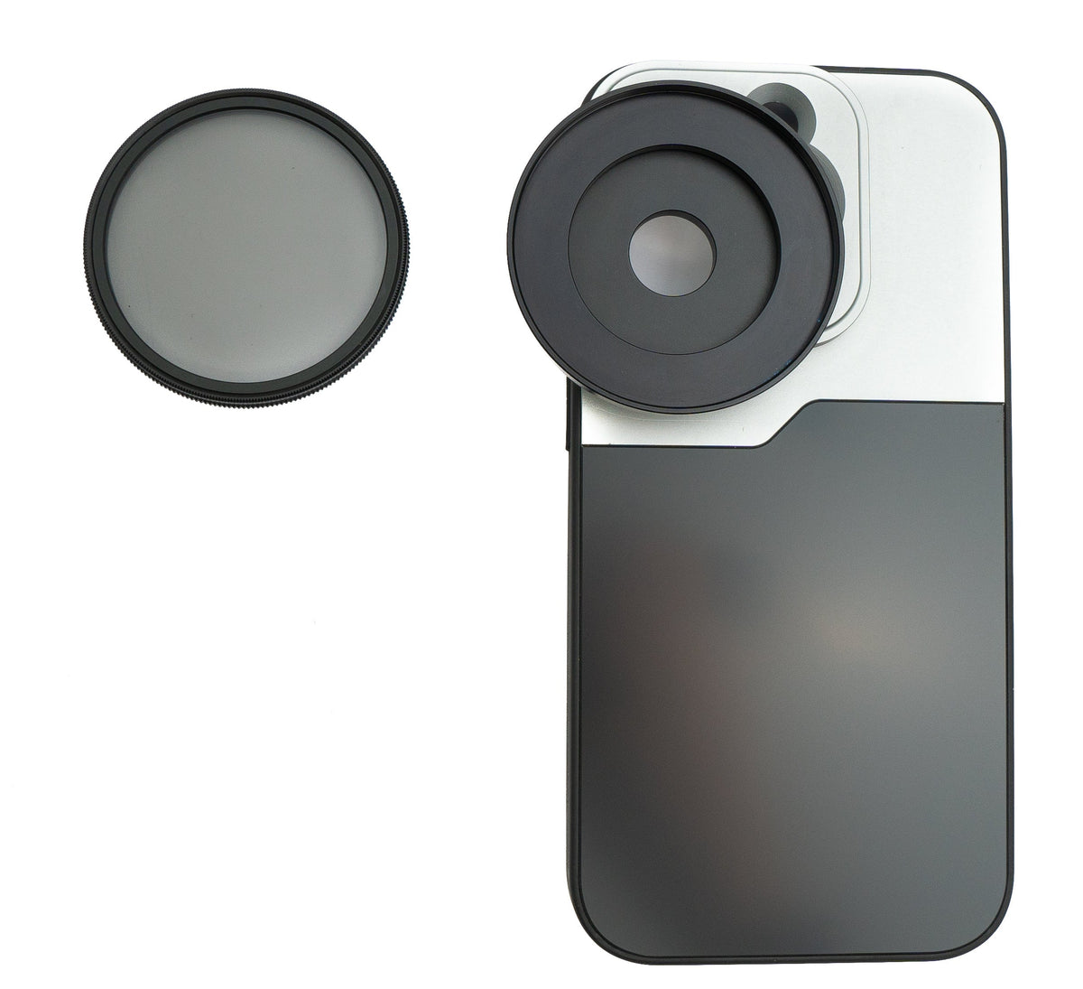 CPL Filter 52 mm Circular Polarizer Linse mit Gewinde Hülle für iPhone 14 Pro | System-S