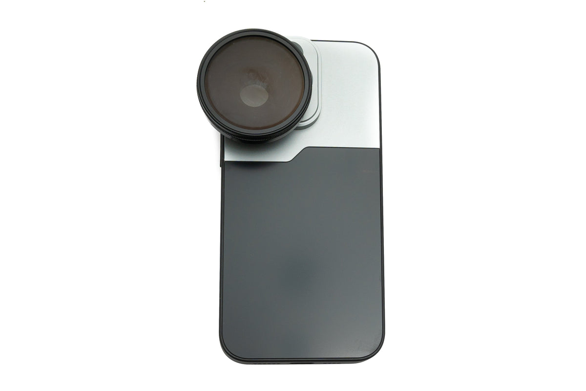 CPL Filter 52 mm Circular Polarizer Linse mit Gewinde Hülle für iPhone 14 Pro Max | System-S