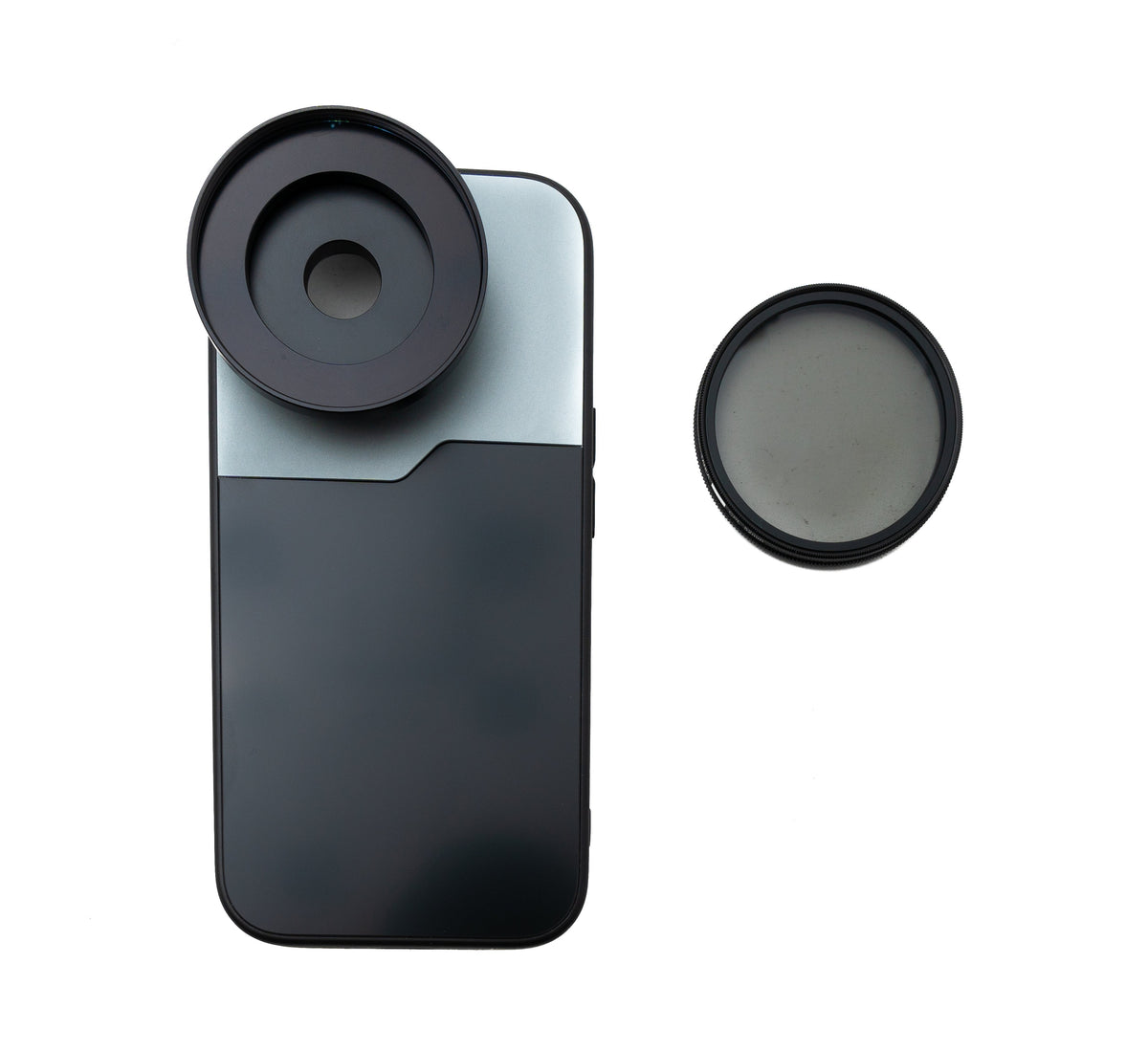 CPL Filter 52 mm Circular Polarizer Linse mit Gewinde Hülle für iPhone 15 | System-S