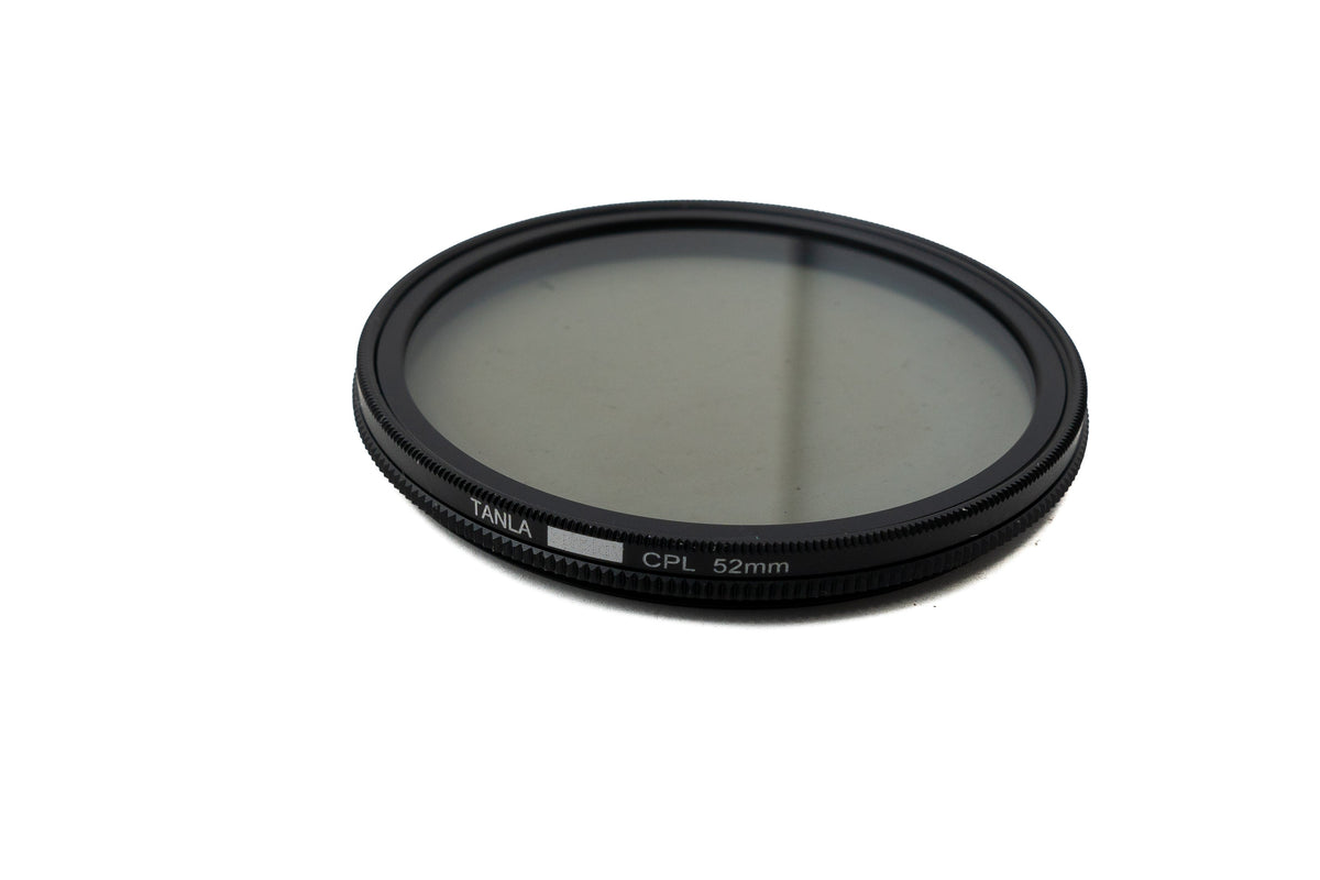 CPL Filter 52 mm Circular Polarizer Linse mit Gewinde Hülle für iPhone 15 | System-S