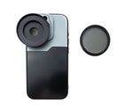 CPL Filter 52 mm Circular Polarizer Linse mit Gewinde Hülle für iPhone 15 Pro | System-S