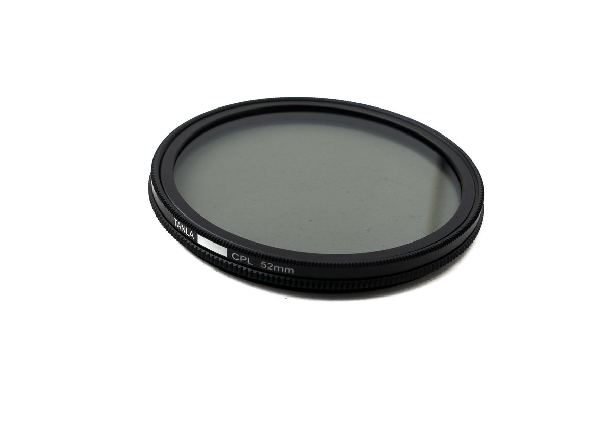 CPL Filter 52 mm Circular Polarizer Linse mit Gewinde Hülle für iPhone 15 Pro | System-S