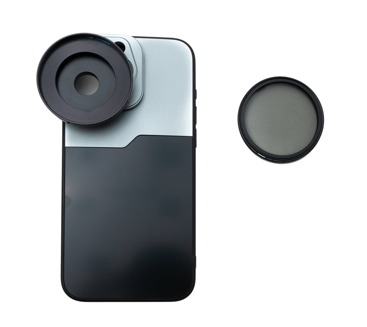 CPL Filter 52 mm Circular Polarizer Linse mit Gewinde Hülle für iPhone 15 Pro Max | System-S