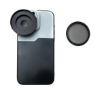 CPL Filter 52 mm Circular Polarizer Linse mit Gewinde Hülle für iPhone 15 Pro Max | System-S