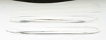 2x Auto Tür Schutz Streifen Anti Kollision Universal aus PVC in Transparent | System-S