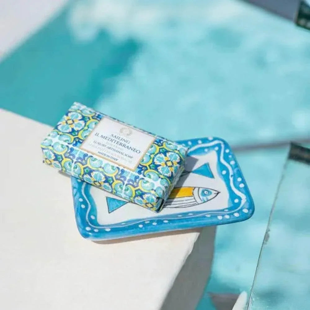 CASA AMALFI SAILING IL MEDITERRANEO BODY SOAP - Blue Ocean