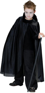 Kostüm Kid Cape Vampir lang mit Kragen Gr.128