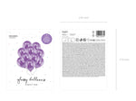 10 Stk. Luftballon Ø30cm "Uni Glossy" | Lila