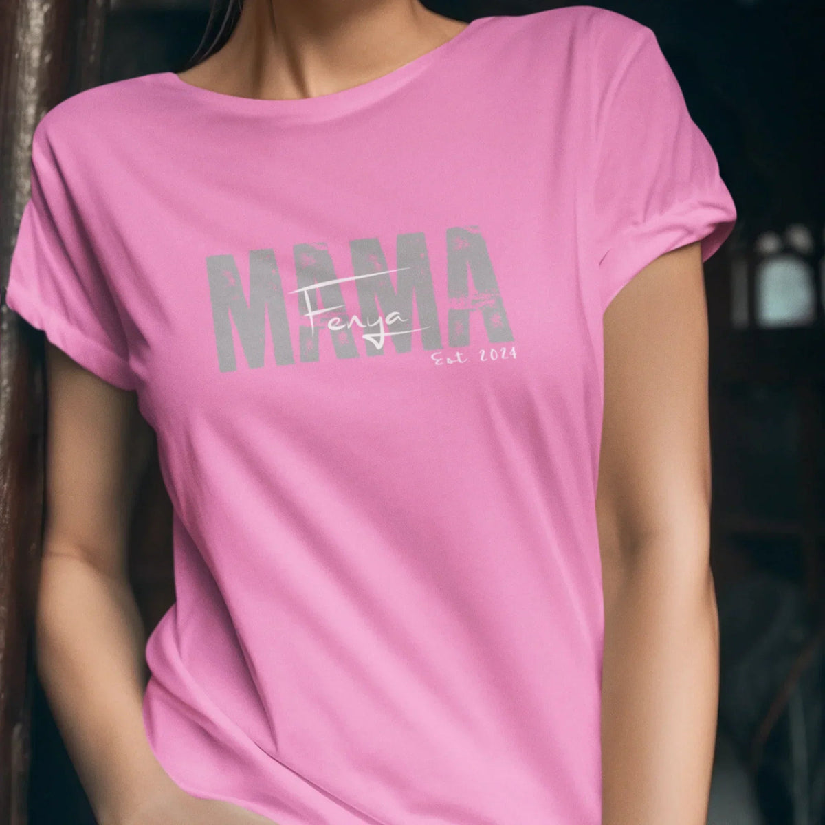 MAMA T-Shirt SOLID ROCKS personalisiert