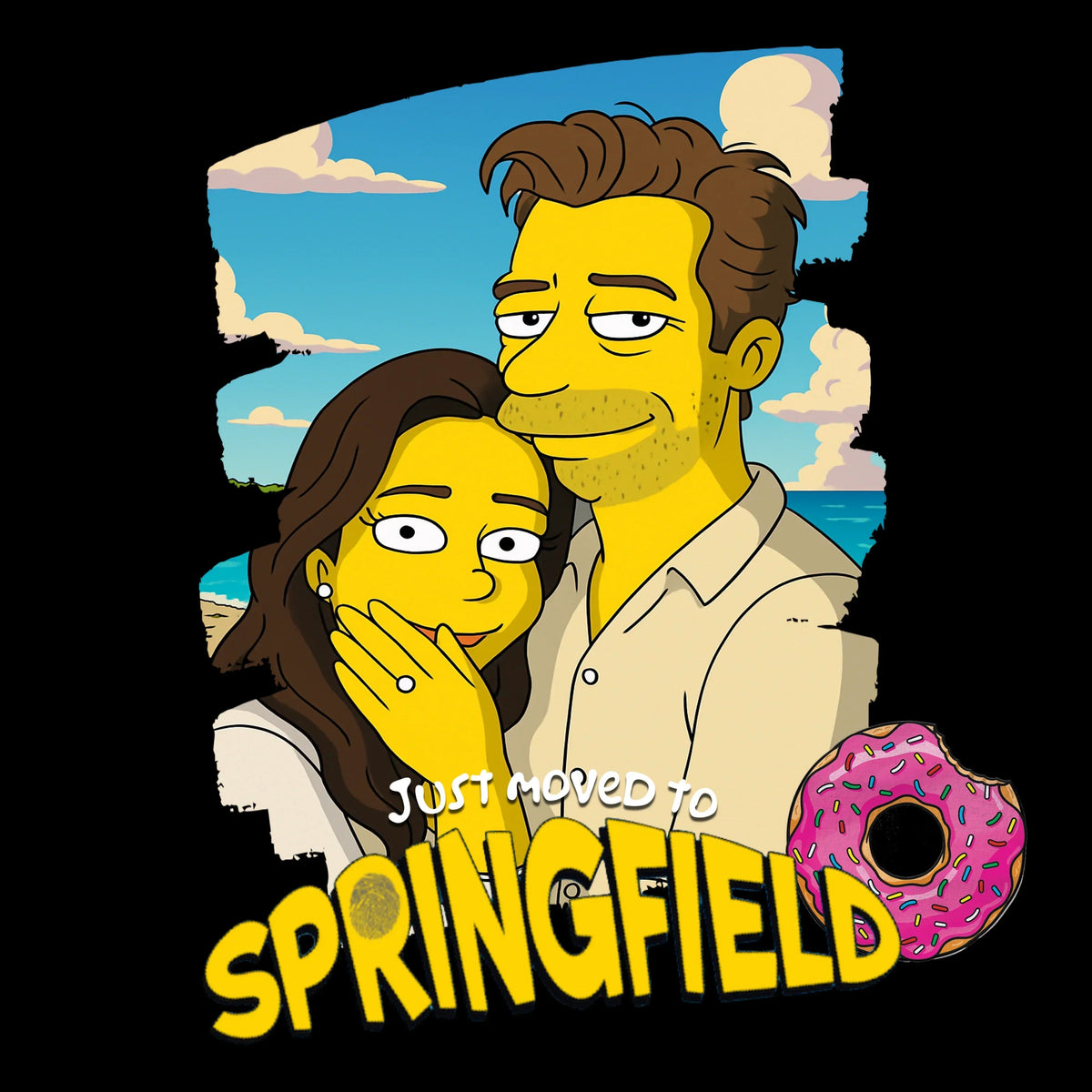 MAMA T-Shirt SIMPSONS STYLE mit Foto