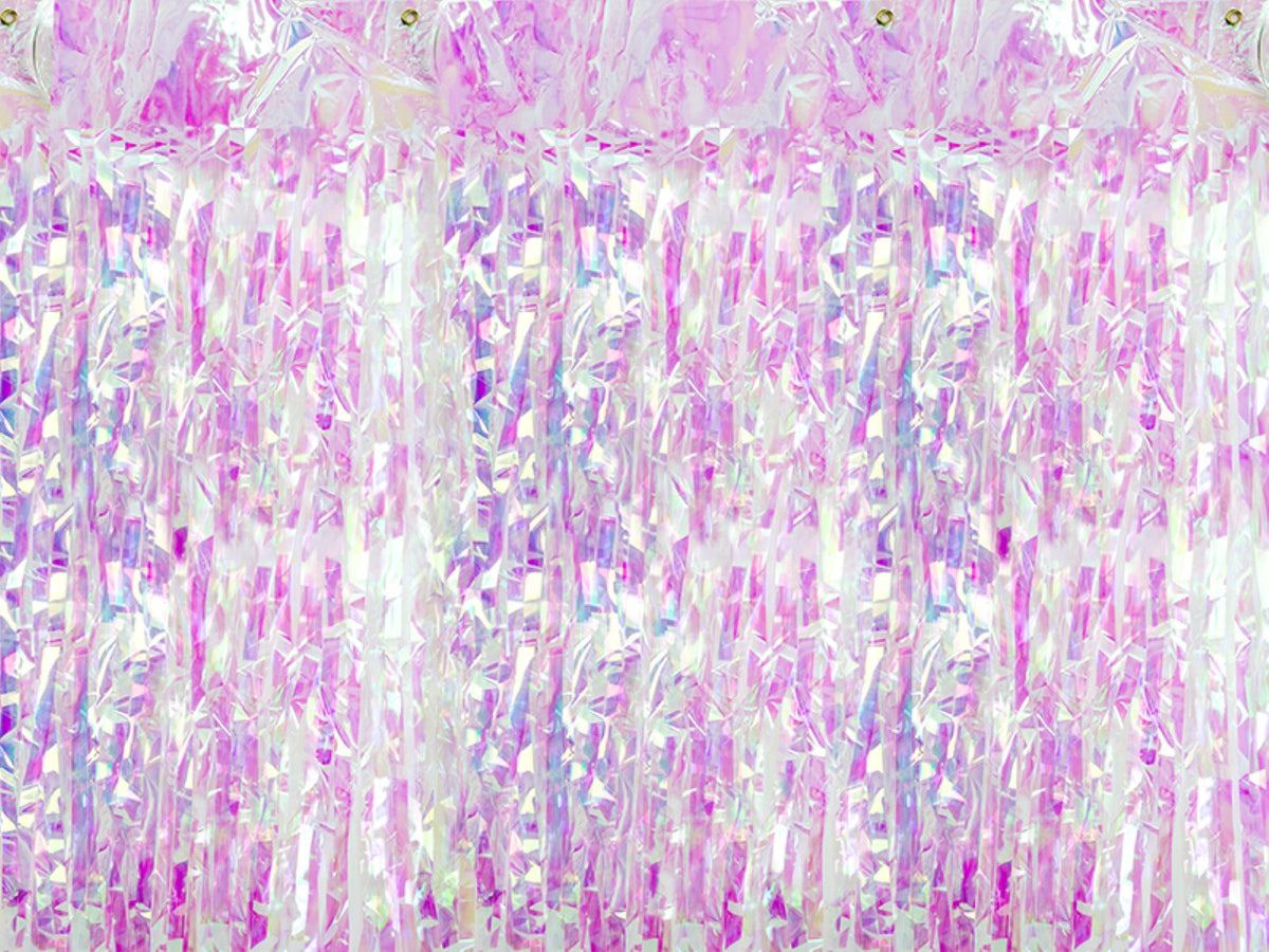 Türvorhang Lametta 90x250cm | Irisierend Lila