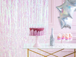 Türvorhang Lametta 90x250cm | Irisierend Lila