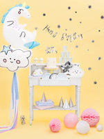 PartyHut Holographic Silber 6Stk.