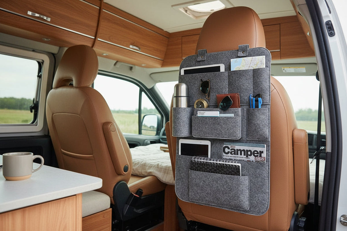 Camper Autositz Organizer Hängetasche aus Filz