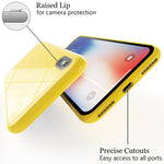 NALIA Magnetische 360° Glas Hülle kompatibel mit iPhone XS Max, Ultra-Slim Hard-Case Dünnes Hartglas Back-Cover mit Rahmen & Display-Schutz, Full-Body Schutzhülle Bumper Handy-Tasche