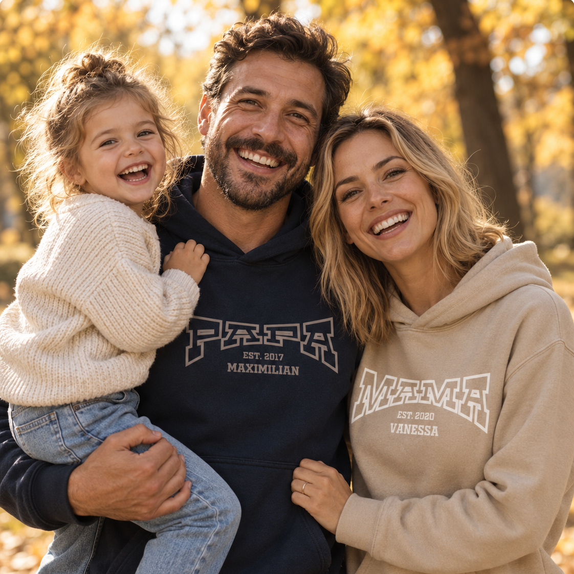 PAPA Hoodie COLLEGE personalisiert