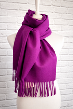 Classic Woven Schal mit Fransen UNISEX- MAJESTIC WINTER