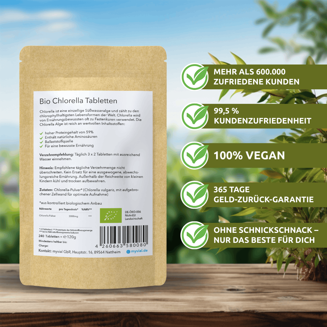 Bio Chlorella Tabletten Presslinge Namma Markt