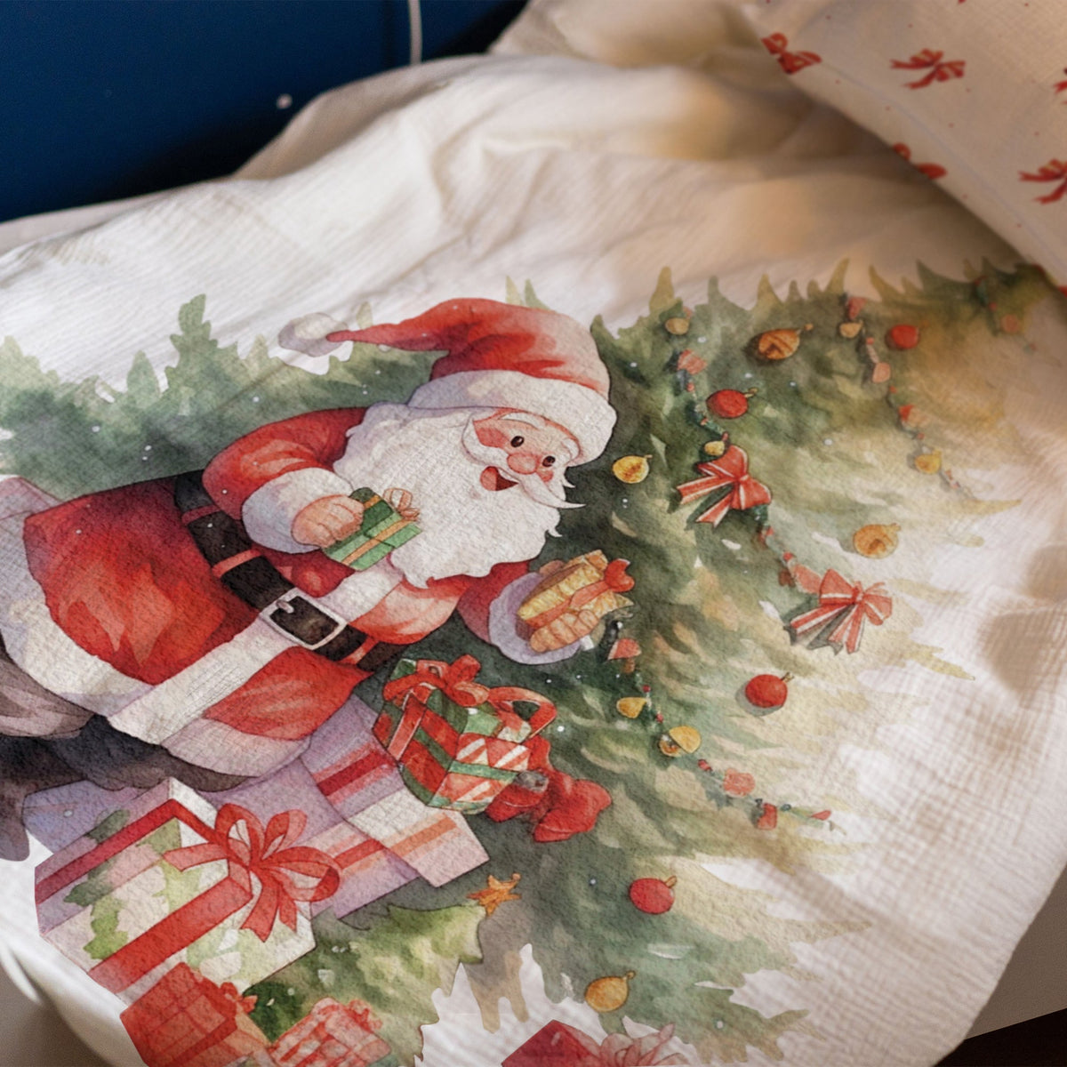 "Weihnachtsmann" Premium Kinderbettwäsche