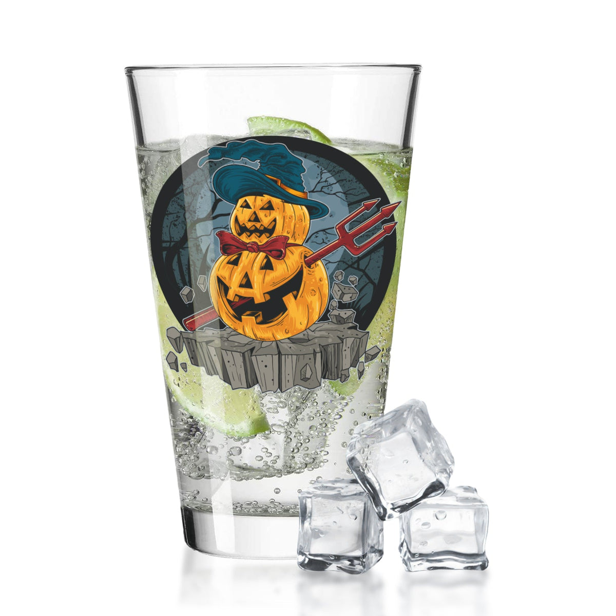 Leonardo Wasserglas mit UV-Druck "Pumpkin" für Halloween