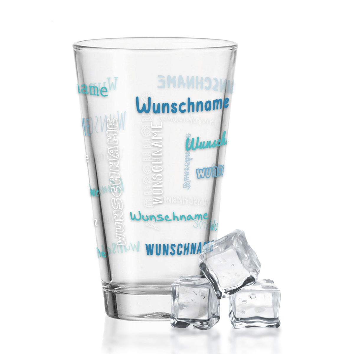 Leonardo Wasserglas mit UV-Druck "Namensglas" mit Wunschnamen