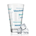 Leonardo Wasserglas mit UV-Druck "Namensglas" mit Wunschnamen