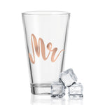 Leonardo Wassergläser im Set mit UV-Druck "Mr. & Mrs."