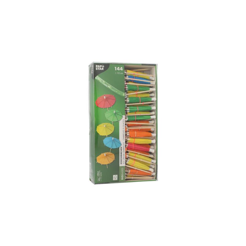 PAPSTAR 144 Deko-Picker farbig sortiert