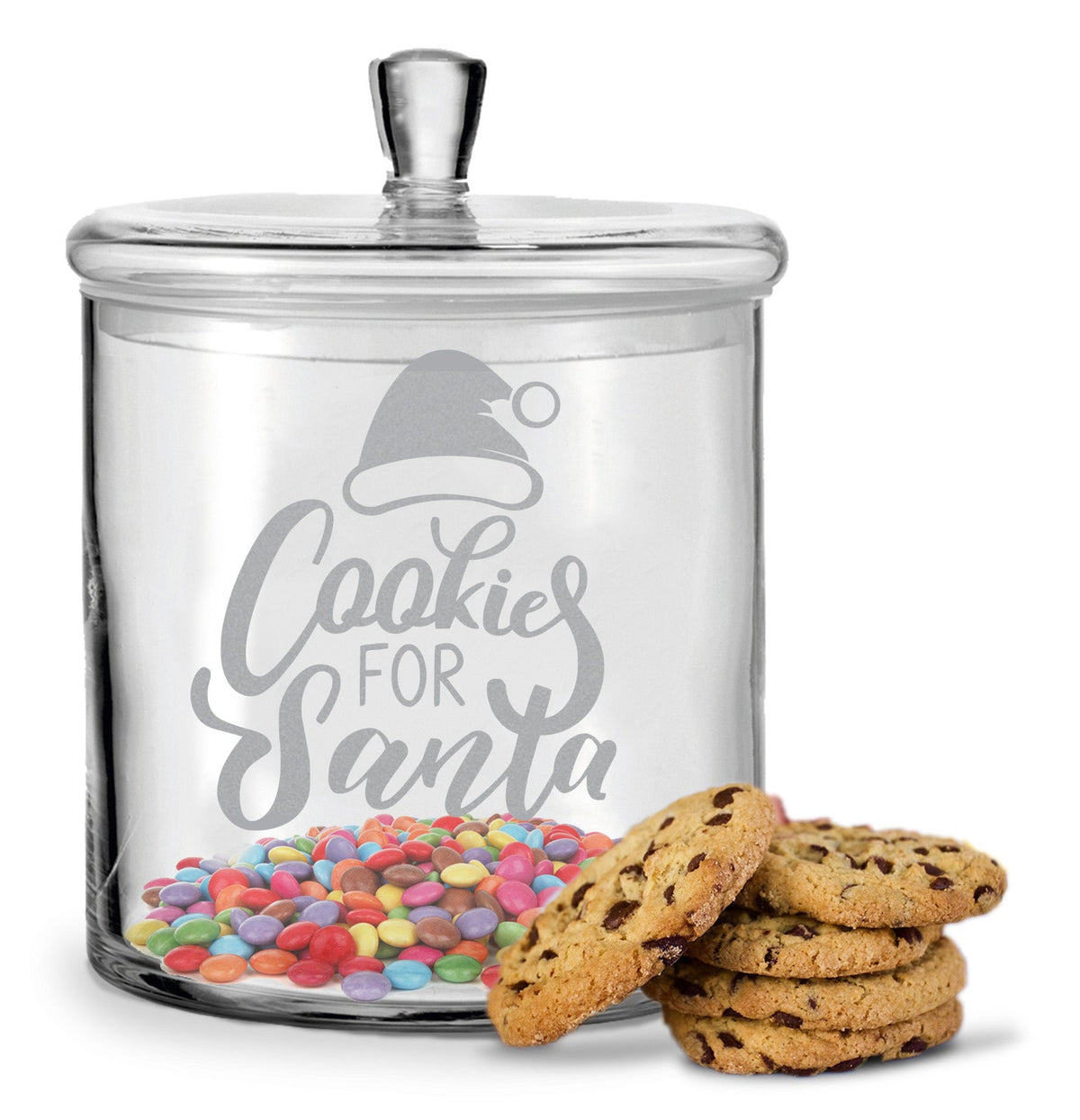 Leonardo Keksglas mit Gravur "Cookies for Santa"