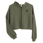 Crop Hoodie 'Khaki'