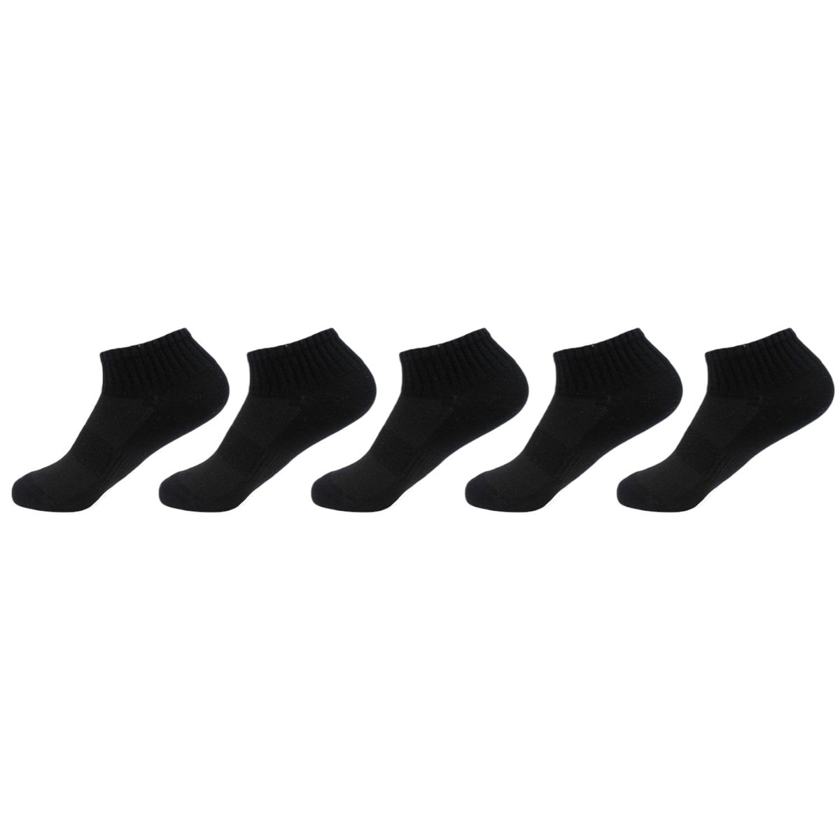Damen Sneaker Socken » Set 5 Paar Strümpfe » 5er Pack Sneakersocken » Baumwollsocken mit elastischem Mittelfußband