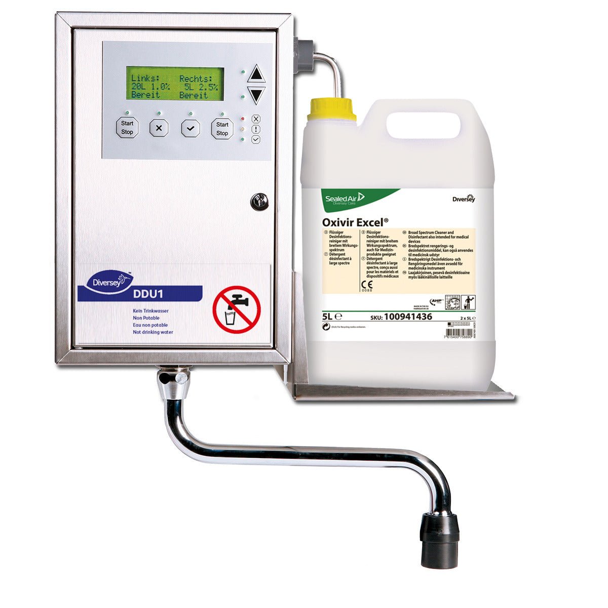 DDU1 Digitale Dosiereinheit, Digitale Dosiereinheit für Oxivir Excel 2x5l | Packung (1 Stück)