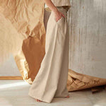 Elegante Wide-Leg Stoffhose