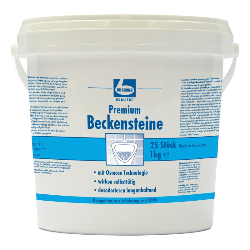 Dr. Becher Beckensteine Premium - 1 kg  | Eimer (1 kg)