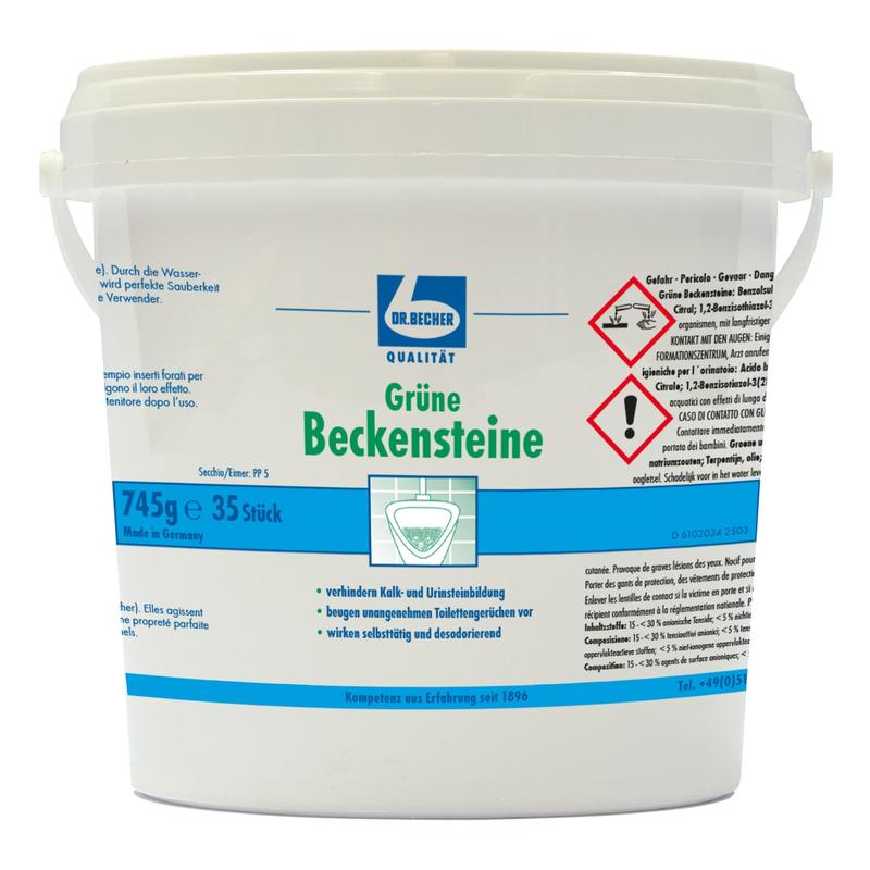 Dr. Becher Grüne Beckensteine - 35 Stück | Packung (35 Stück) Namma Markt