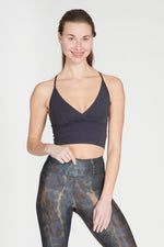 Love Crop Top anthracite