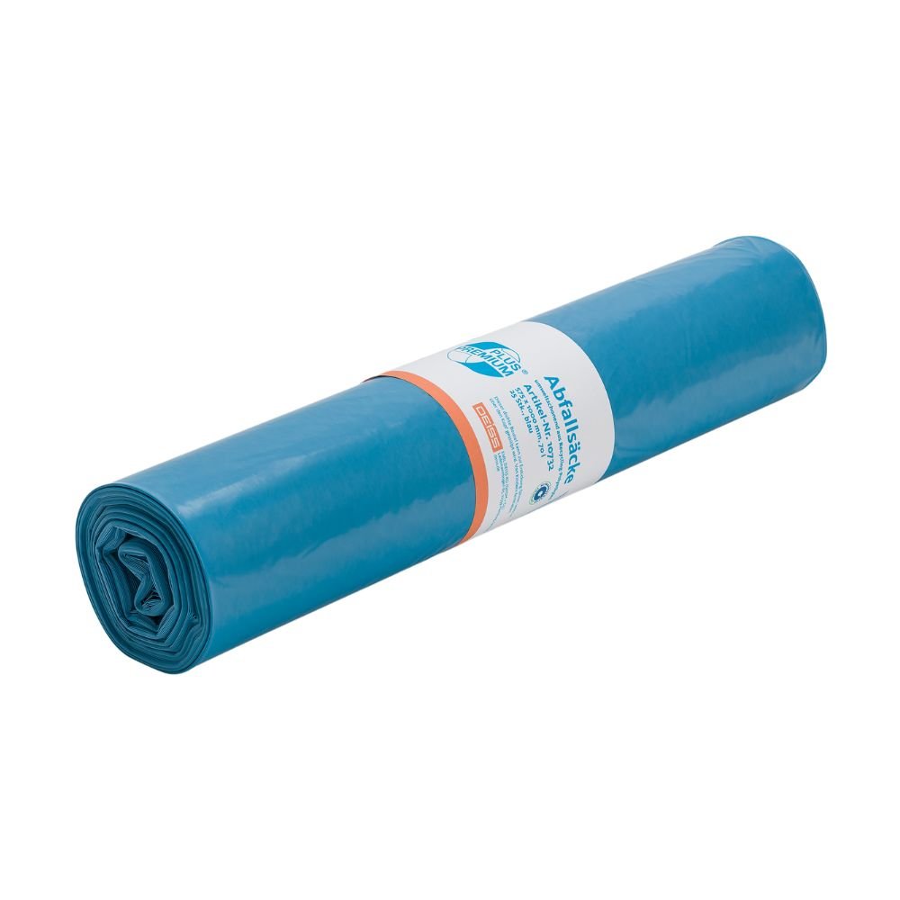 DEISS Premium Plus® 70 Liter Müllsack blau 10732