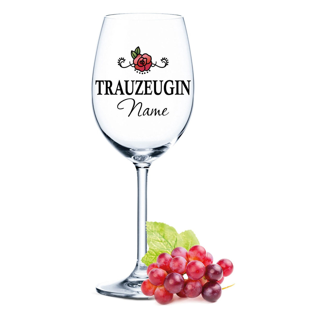 Stölzle Lausitz Weinglas mit Gravur "Trauzeuge"