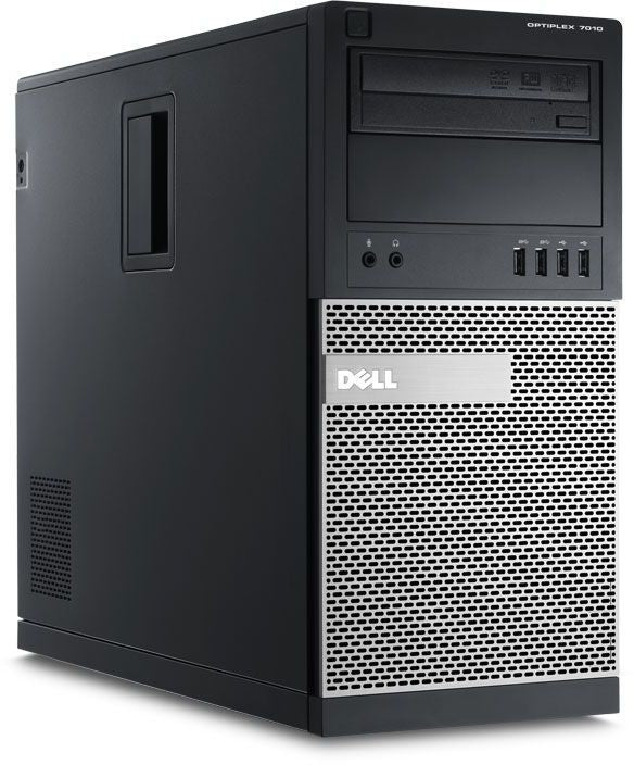 Dell OptiPlex 7010 MT Intel Quad Core i5 1TB 8GB Win 10 Pro MAR DVD Brenner
