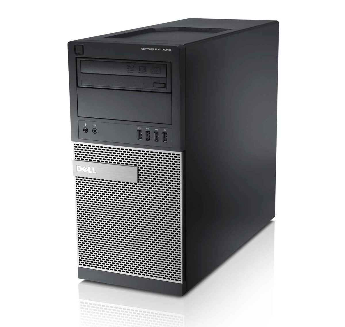 Dell OptiPlex 7010 MT Intel Quad Core i5 256GB SSD + 2TB HDD 16GB Windows 10 Pro DVD Brenner