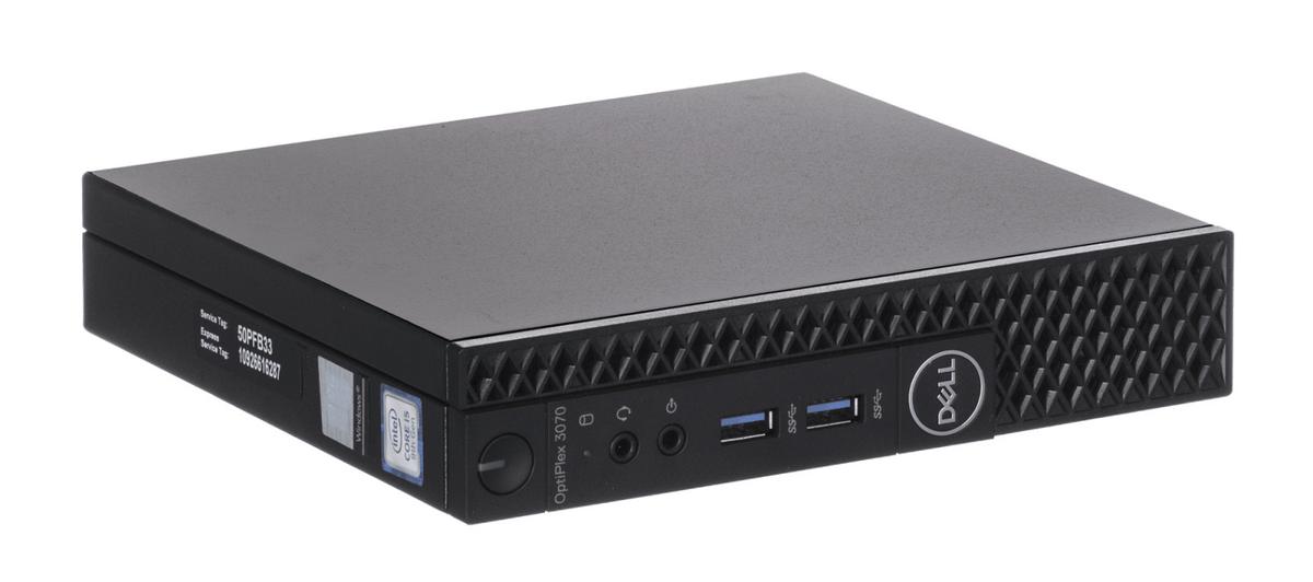 Dell Optiplex 3070 Micro Intel Core i7 256GB SSD 16GB Windows 10 Pro inkl. W-Lan