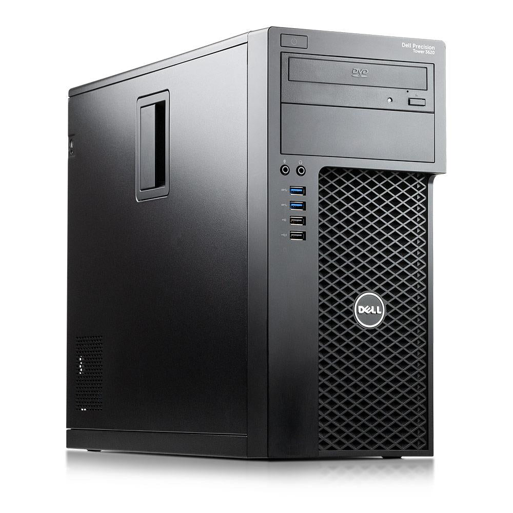 Dell Precision Tower 3620 Intel Quad Core i5 256GB SSD 16GB Windows 10 Pro MAR AMD FirePro