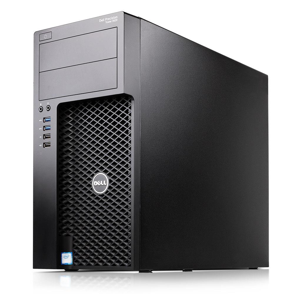 Dell Precision Tower 3620 Intel Quad Core i5 256GB SSD 16GB Windows 10 Pro MAR AMD FirePro