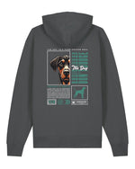 "Don't judge the dog" Unisex Hoodie (Dobermann)