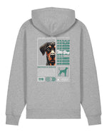 "Don't judge the dog" Unisex Hoodie (Dobermann)