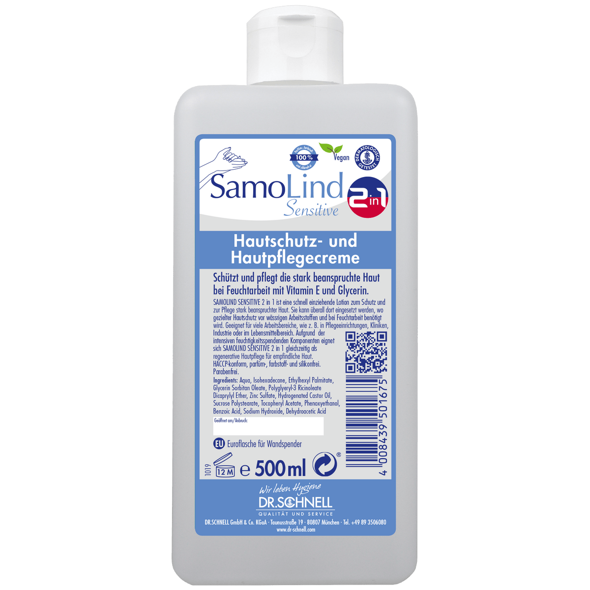Dr. Schnell SamoLind Sensitive 2in1 Hautschutz- und Pflegecreme