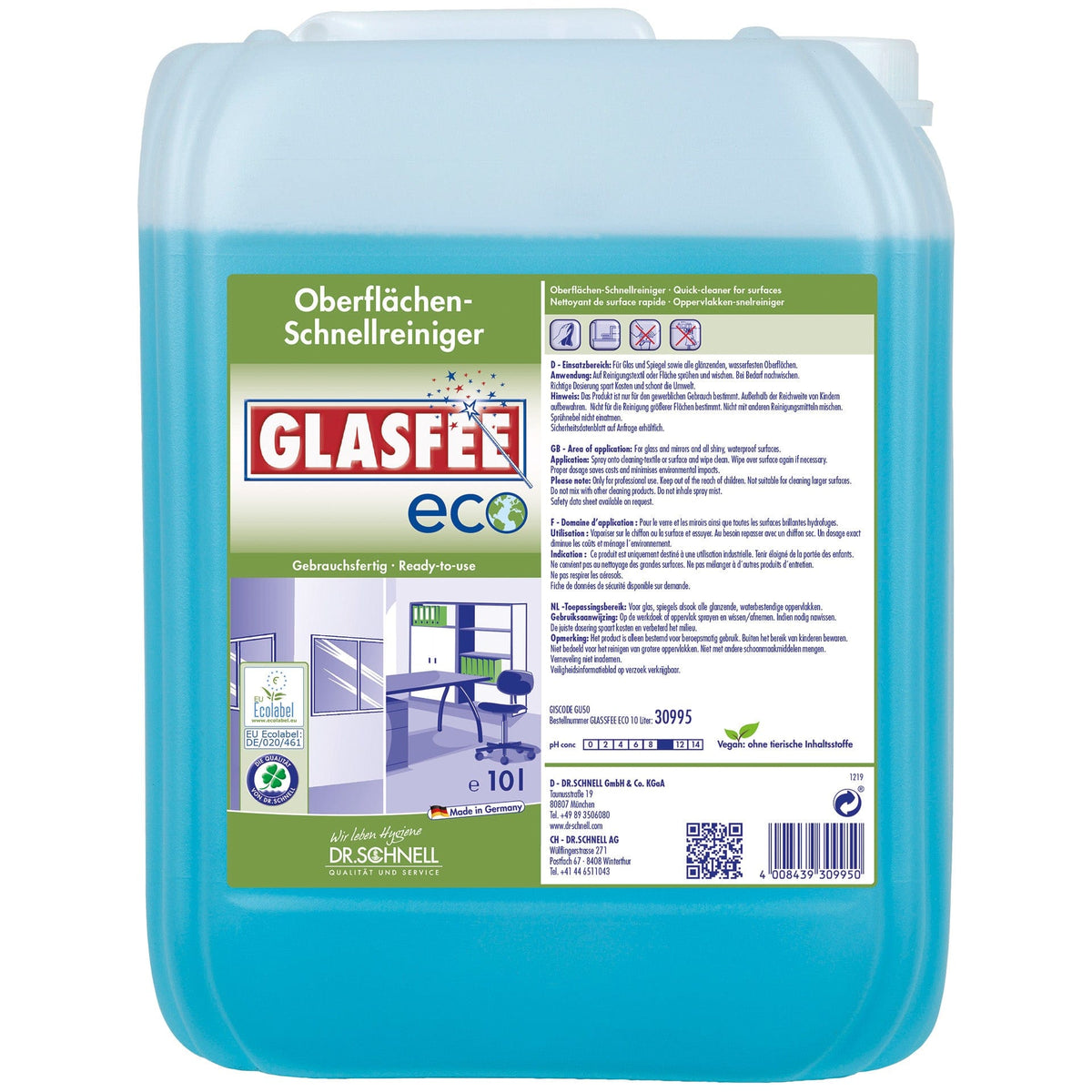 Dr. Schnell Glasfee ECO Oberflächen-Schnellreiniger
