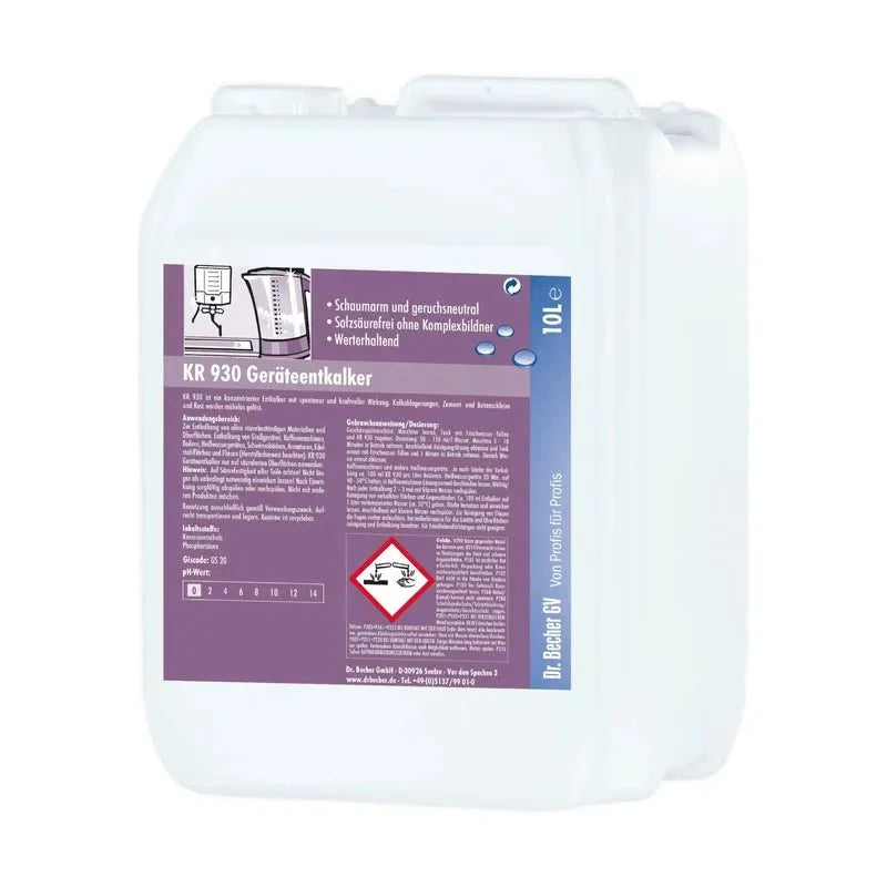Dr. Becher KR 930 Geräteentkalker - 10 Liter | Kanister (10 l)